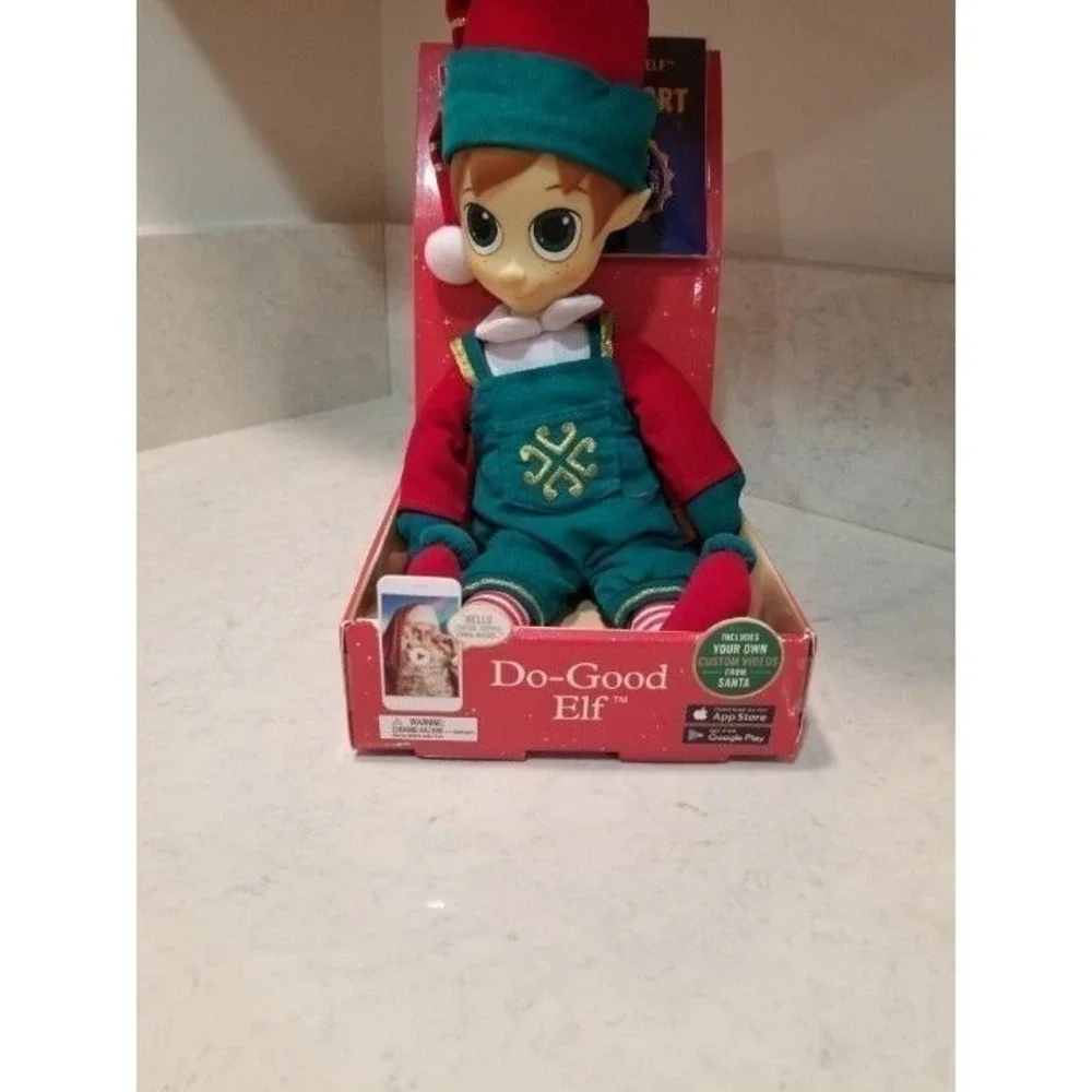Portable North Pole PNP Posable Christmas‎ DO GOOD ELF Plush Doll
